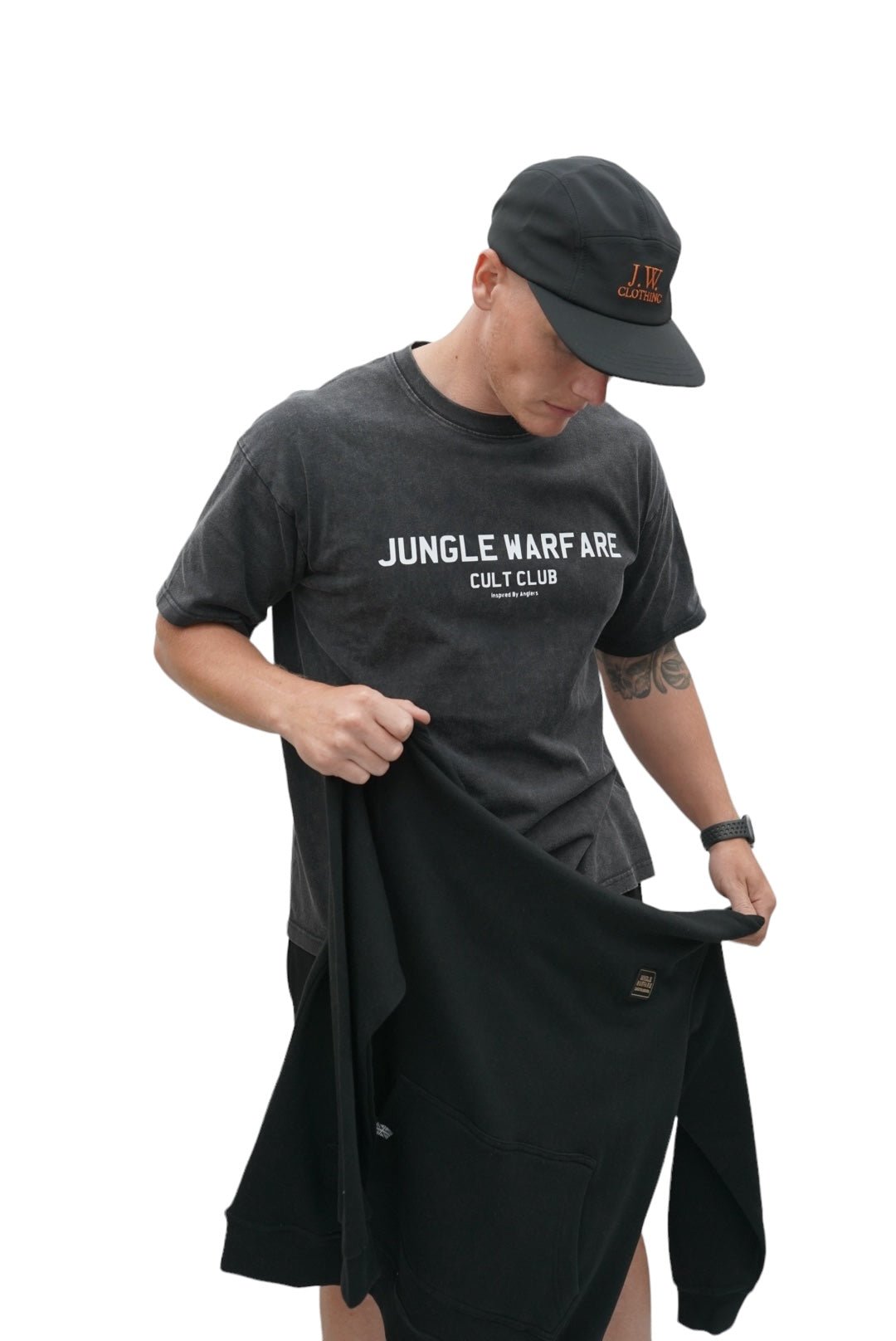 CULT CLUB. Acid Wash T-shirt - Jungle warfare clothing ™