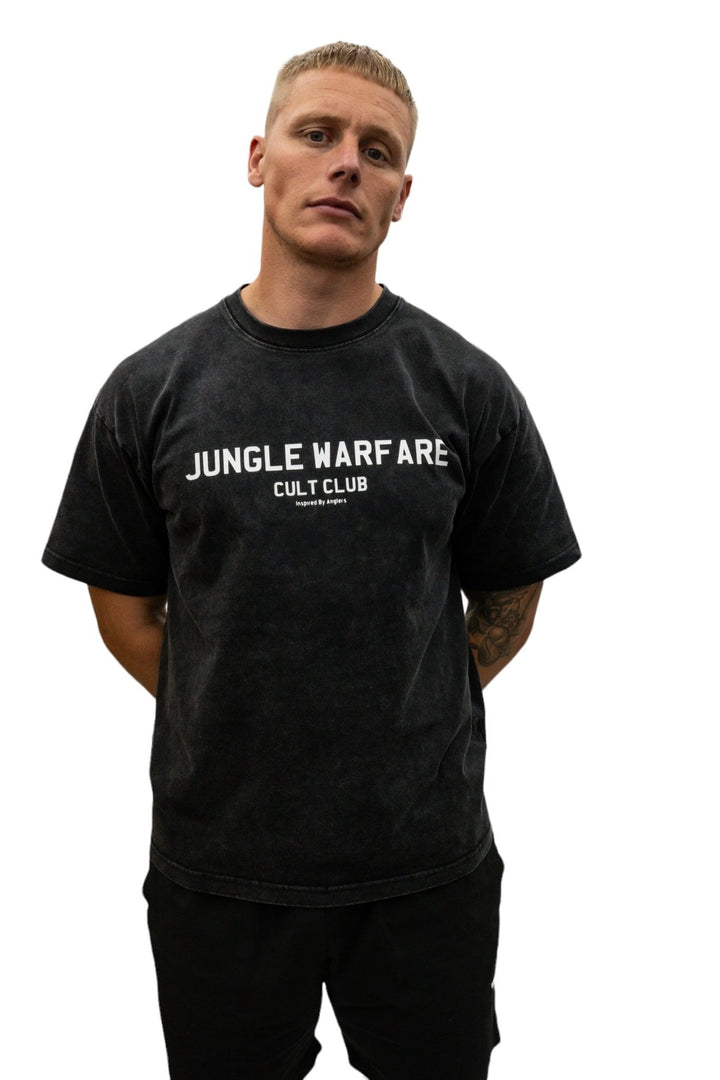 CULT CLUB. Acid Wash T-shirt - Jungle warfare clothing ™